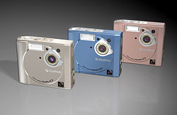 Fuji's FinePix 40i digital camera / MP3 player combo