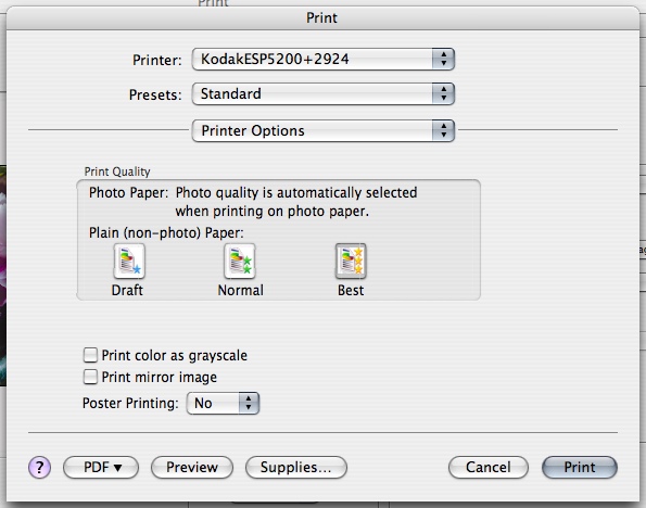 kodak 2170 printer software for mac