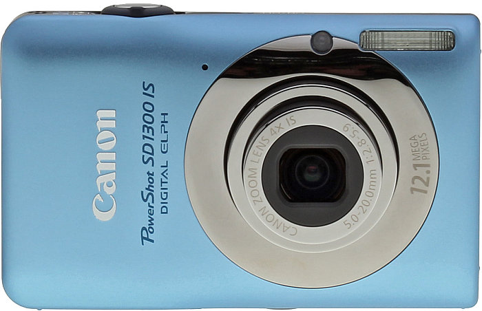 Canon PowerShot SD1300IS 12.1 MP Digital Camera with 4x Wide Angle Optical  Image Stabilized Zoom and 2.7-Inch LCD (Blue) (OLD MODEL)