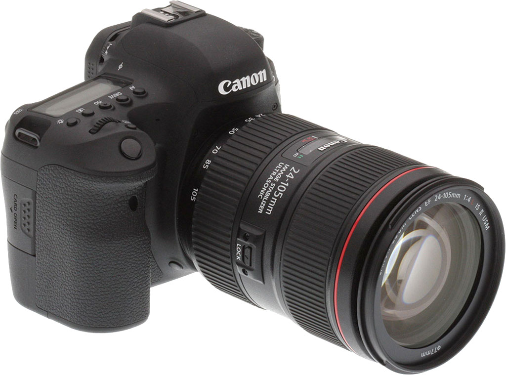 Canon EOS 6D Mark II DSLR Camera with 24-105mm f/4L II 1897C009