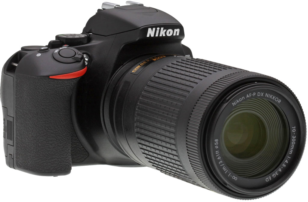 Nikon D5600 24.2 MP DSLR Camera with Nikon AF-P DX NIKKOR 18-55mm  f/3.5-5.6G VR Lens and Nikon AF-P DX NIKKOR 70-300mm f/4.5-6.3G ED Lens +  32 GB