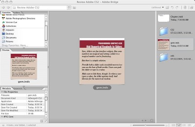 Digital Imaging Software Review: Adobe CS2 -- Suite Projects