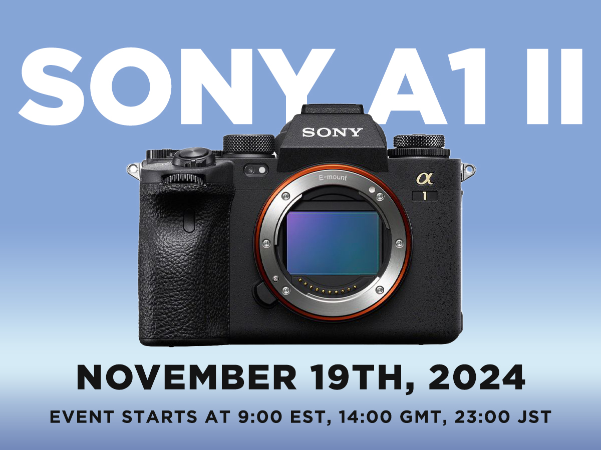 Sony A1 II Camera announcement coming on the 19th November