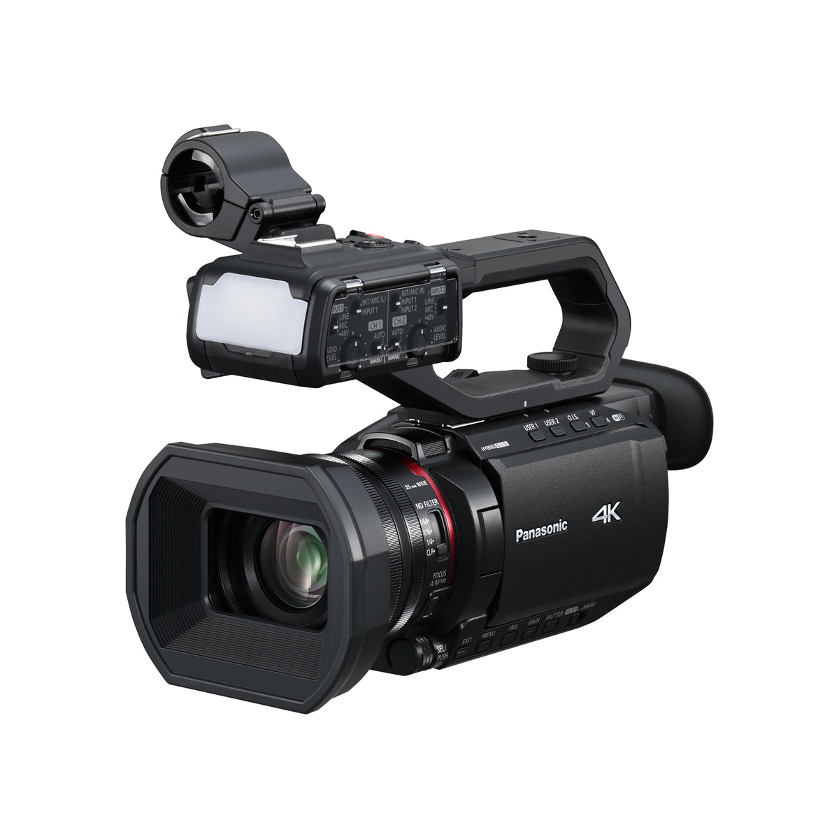 One of four new pro camcorders from Panasonic.