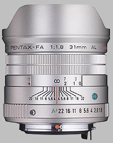 Pentax 31mm f/1.8 AL Limited SMC P-FA
