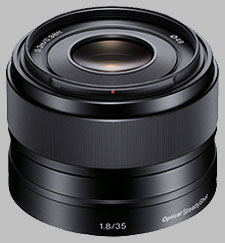image of the Sony E 35mm f/1.8 OSS SEL35F18 lens
